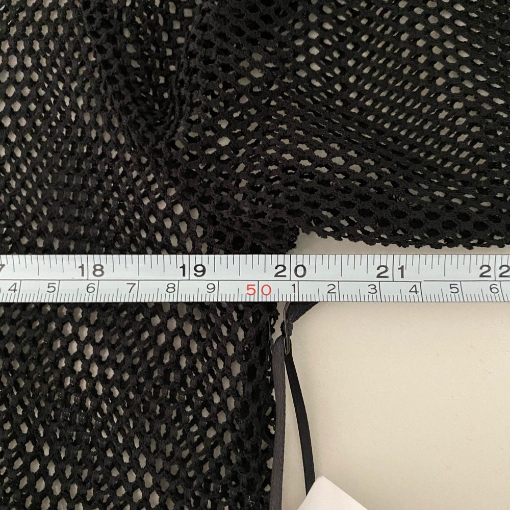 Mesh/netted Asymmetrical Coverup Size Medium - Picture 3 of 6